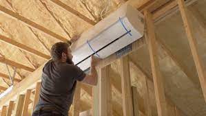 Give in detail the process of ductless mini split installation